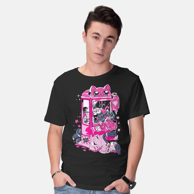 Cat Game-Mens-Basic-Tee-yumie