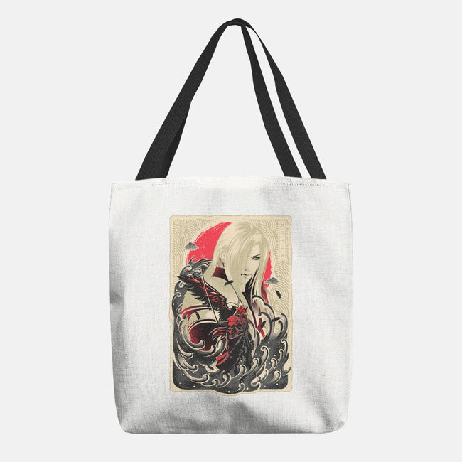 Great Wave Sephiroth-None-Basic Tote-Bag-hypertwenty