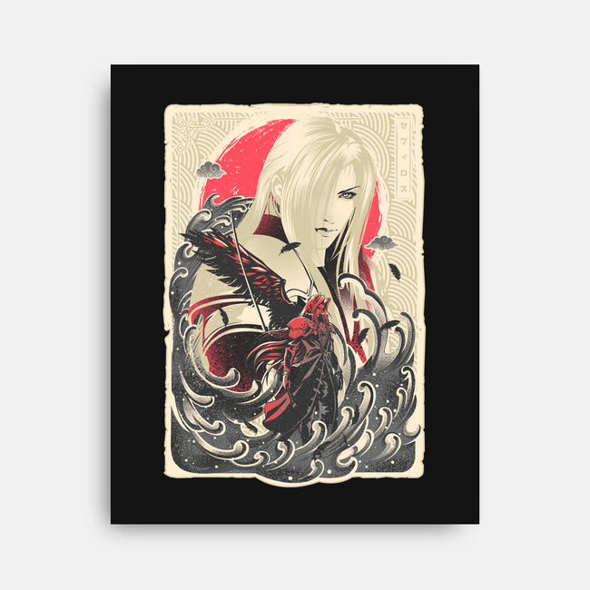 Great Wave Sephiroth-None-Stretched-Canvas-hypertwenty