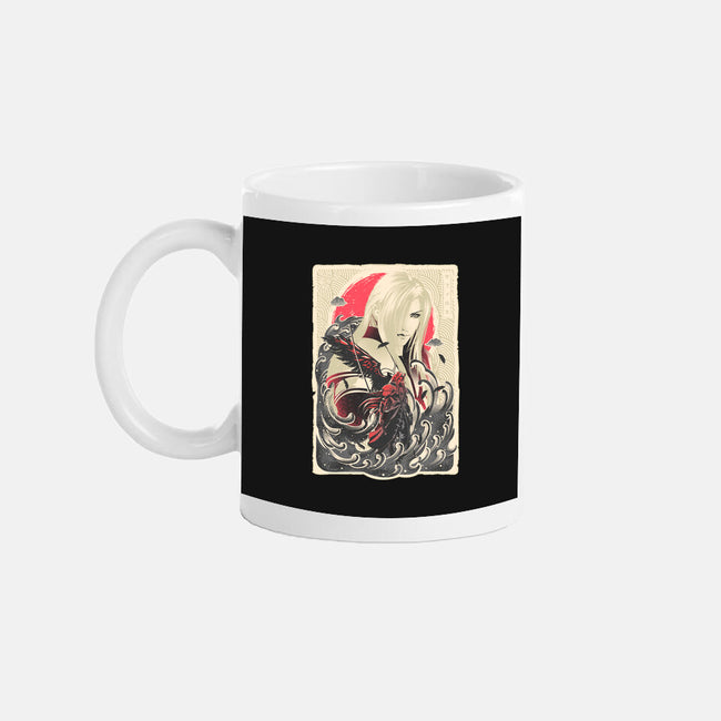 Great Wave Sephiroth-None-Mug-Drinkware-hypertwenty