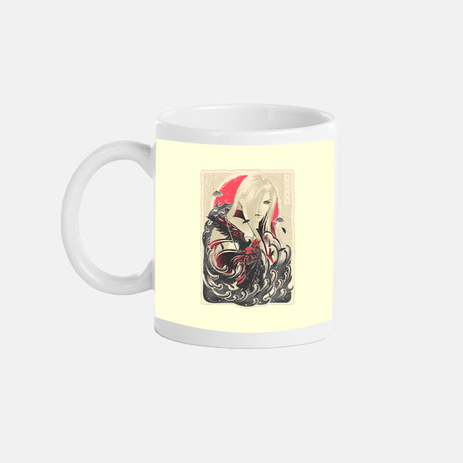 Great Wave Sephiroth-None-Mug-Drinkware-hypertwenty