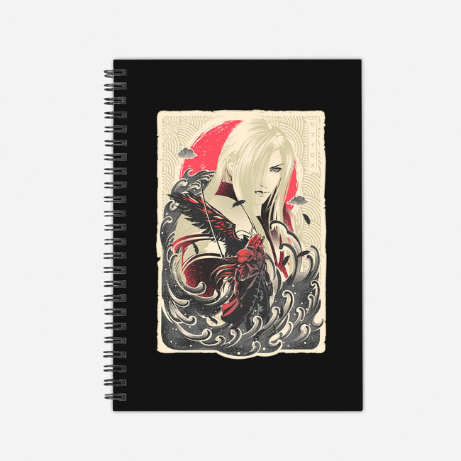 Great Wave Sephiroth-None-Dot Grid-Notebook-hypertwenty