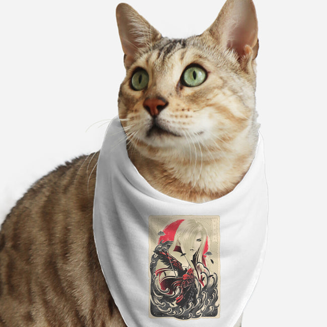 Great Wave Sephiroth-Cat-Bandana-Pet Collar-hypertwenty