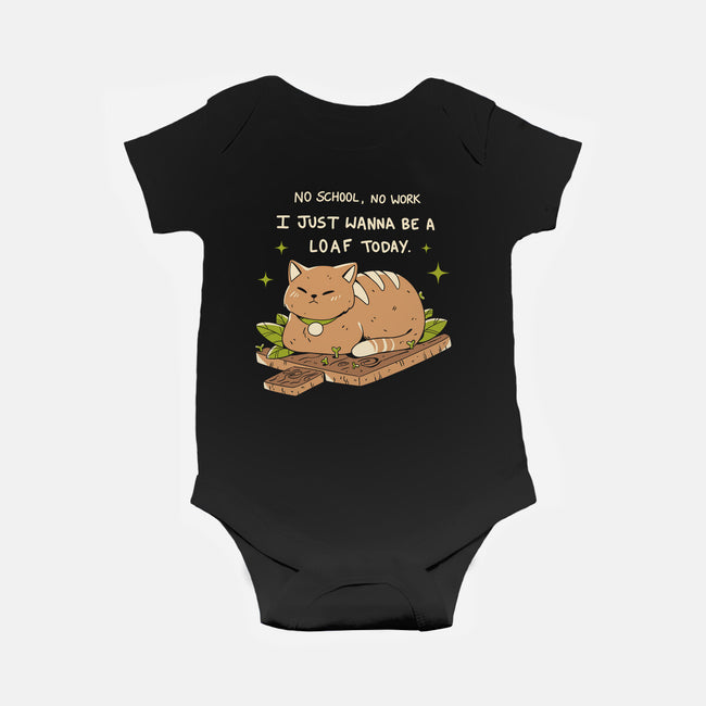 Loaf Cat-Baby-Basic-Onesie-yumie