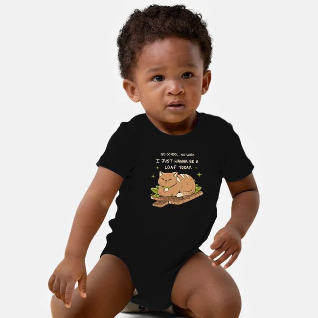 Loaf Cat-Baby-Basic-Onesie-yumie