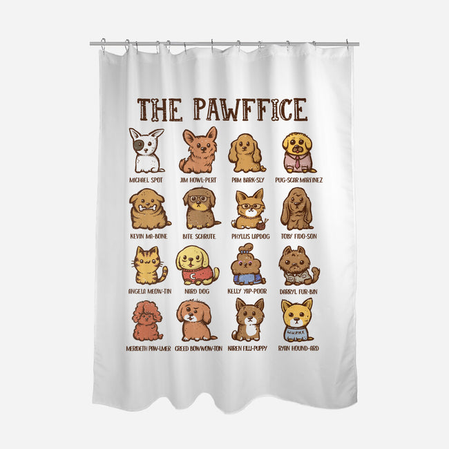 The Pawffice-None-Polyester-Shower Curtain-kg07