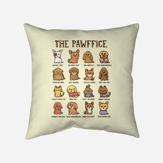 The Pawffice-None-Removable Cover-Throw Pillow-kg07