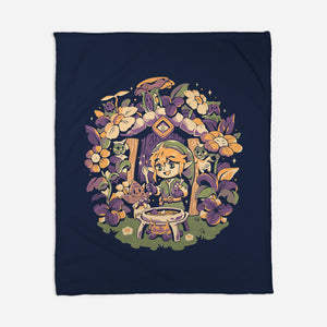 Brave Garden-None-Fleece-Blanket-eduely