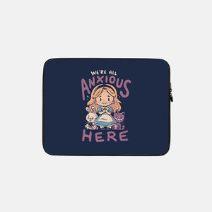 All Anxious Here-None-Zippered-Laptop Sleeve-eduely