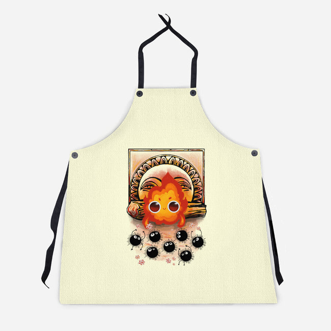 Angry Little Demon-Unisex-Kitchen-Apron-ricolaa