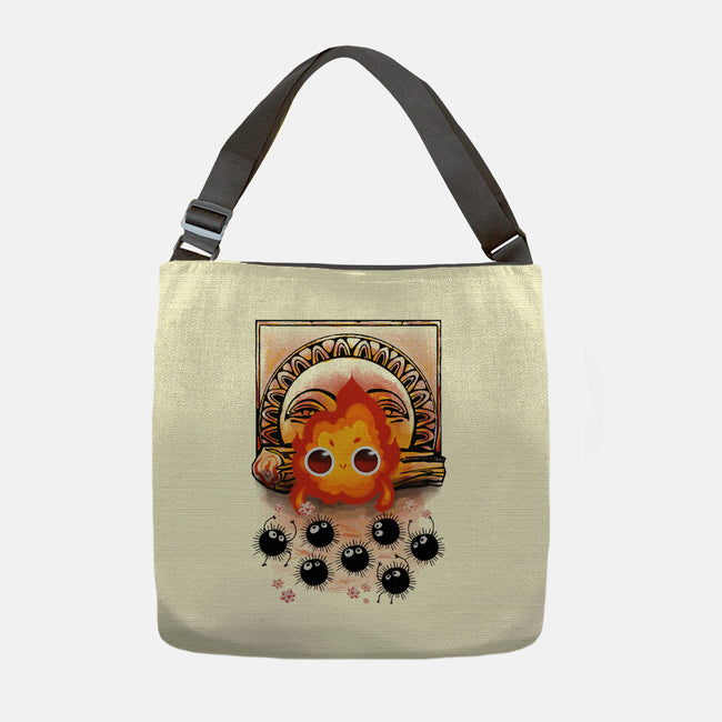 Angry Little Demon-None-Adjustable Tote-Bag-ricolaa