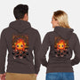 Angry Little Demon-Unisex-Zip-Up-Sweatshirt-ricolaa