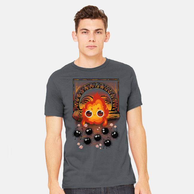 Angry Little Demon-Mens-Heavyweight-Tee-ricolaa