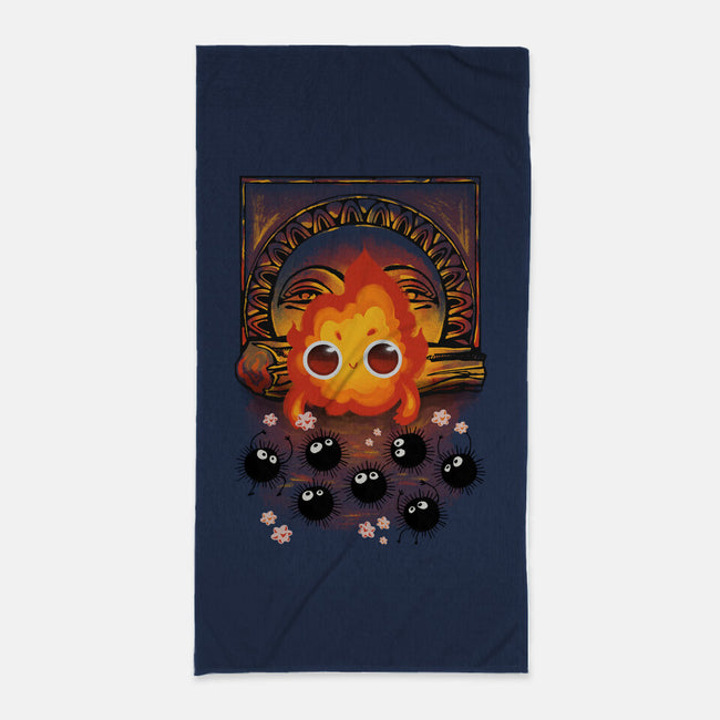 Angry Little Demon-None-Beach-Towel-ricolaa