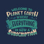 Everything Is A Subscription-None-Glossy-Sticker-rocketman_art