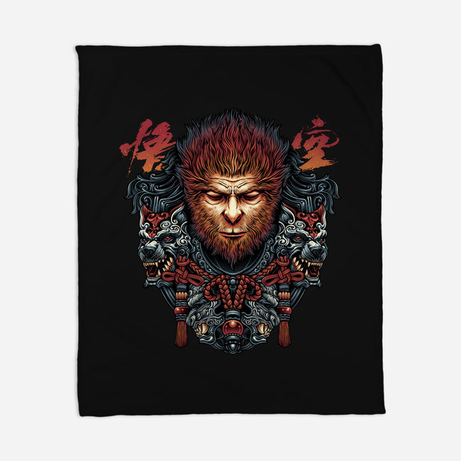 The Legend Of The Monkey King-None-Fleece-Blanket-glitchygorilla