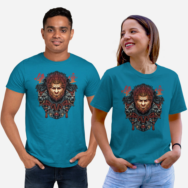 The Legend Of The Monkey King-Unisex-Basic-Tee-glitchygorilla