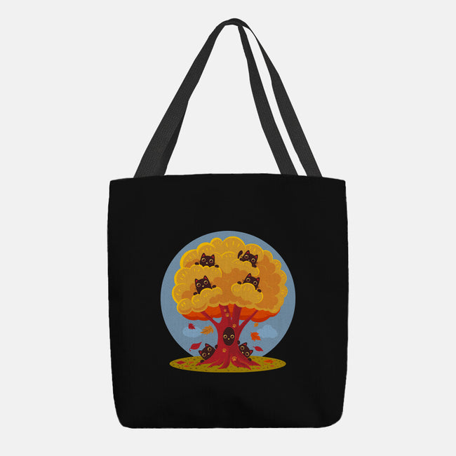 Kitty Tree-None-Basic Tote-Bag-erion_designs