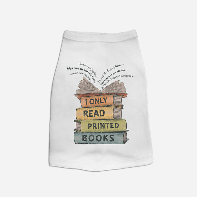 Vintage Reader-Cat-Basic-Pet Tank-NMdesign