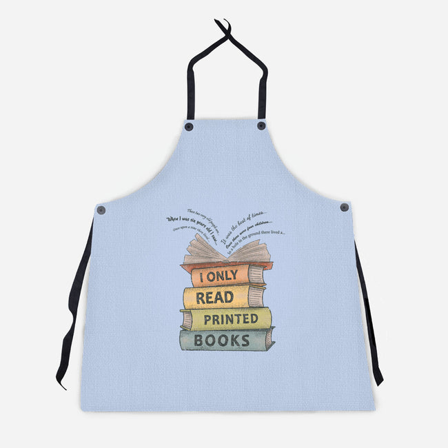 Vintage Reader-Unisex-Kitchen-Apron-NMdesign