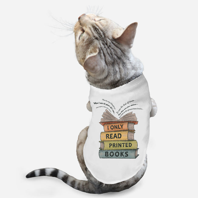 Vintage Reader-Cat-Basic-Pet Tank-NMdesign