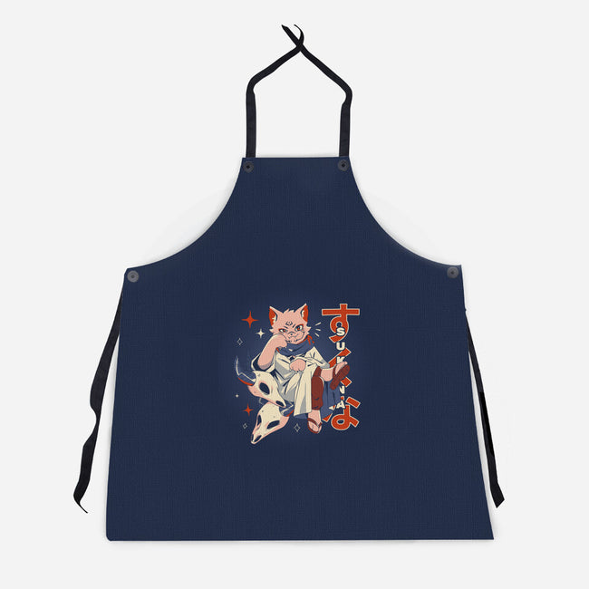 Sukuna Cat-Unisex-Kitchen-Apron-yumie