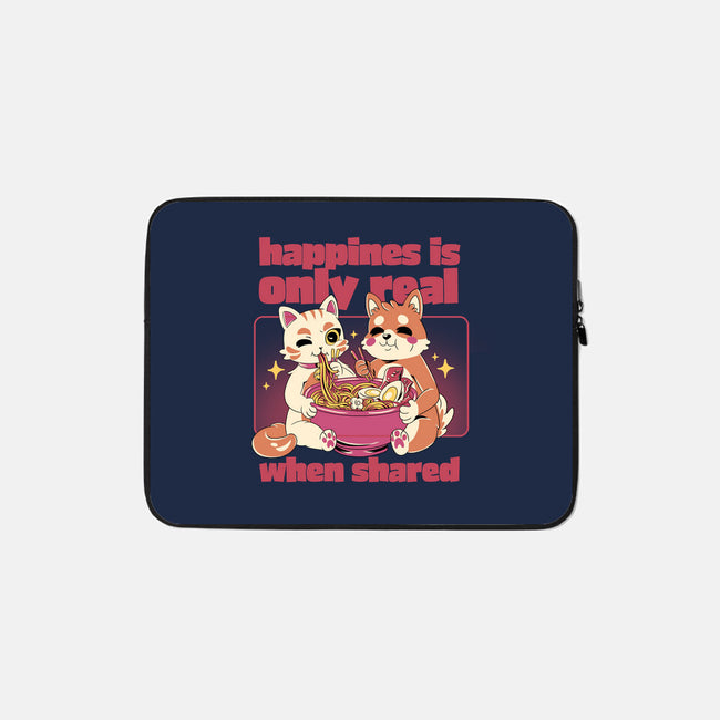 Happiness Shared-None-Zippered-Laptop Sleeve-yumie