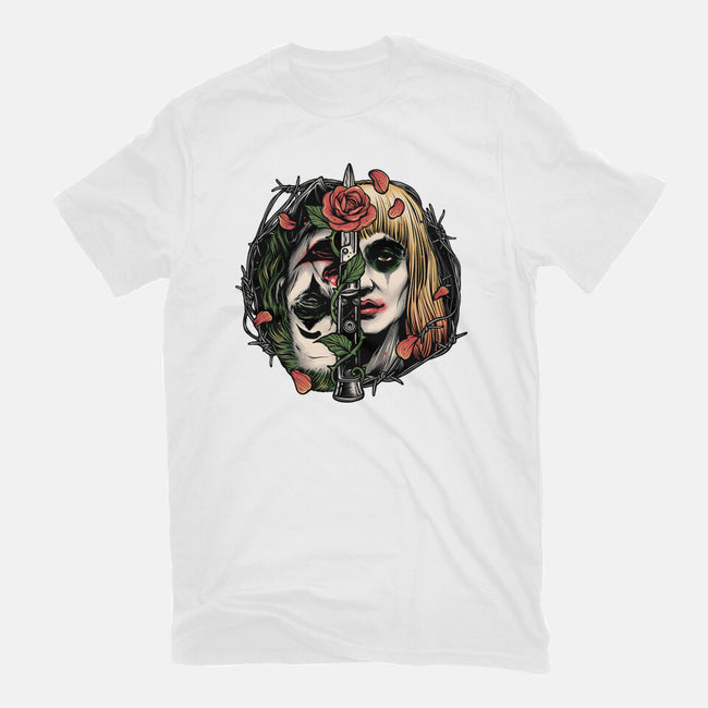 Strange Couple-Mens-Heavyweight-Tee-glitchygorilla