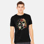 Strange Couple-Mens-Heavyweight-Tee-glitchygorilla