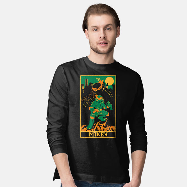 Mikey Tarot Card-Mens-Long Sleeved-Tee-naomori