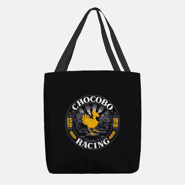 Chocobo Racing-None-Basic Tote-Bag-rocketman_art