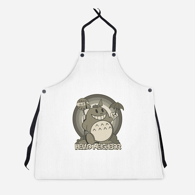 Hello My Neighbor-Unisex-Kitchen-Apron-sebasebi