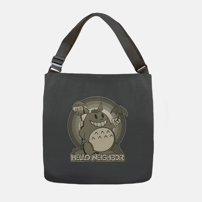 Hello My Neighbor-None-Adjustable Tote-Bag-sebasebi