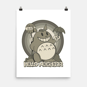 Hello My Neighbor-None-Matte-Poster-sebasebi