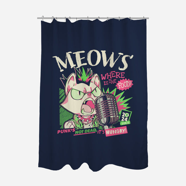 The Meows-None-Polyester-Shower Curtain-Estudio Horta