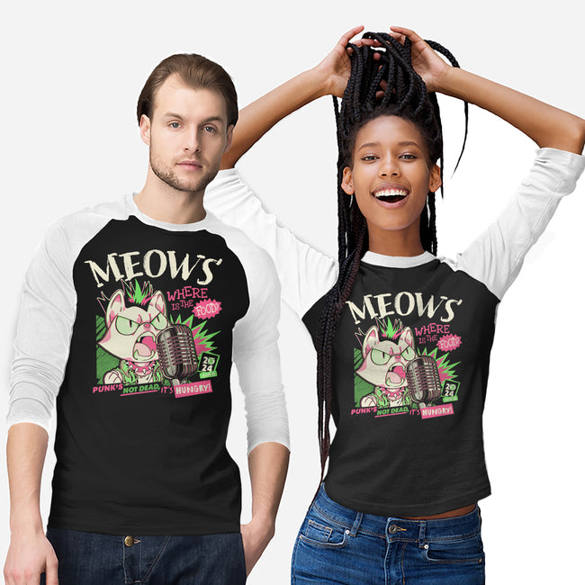 The Meows-Unisex-Baseball-Tee-Estudio Horta