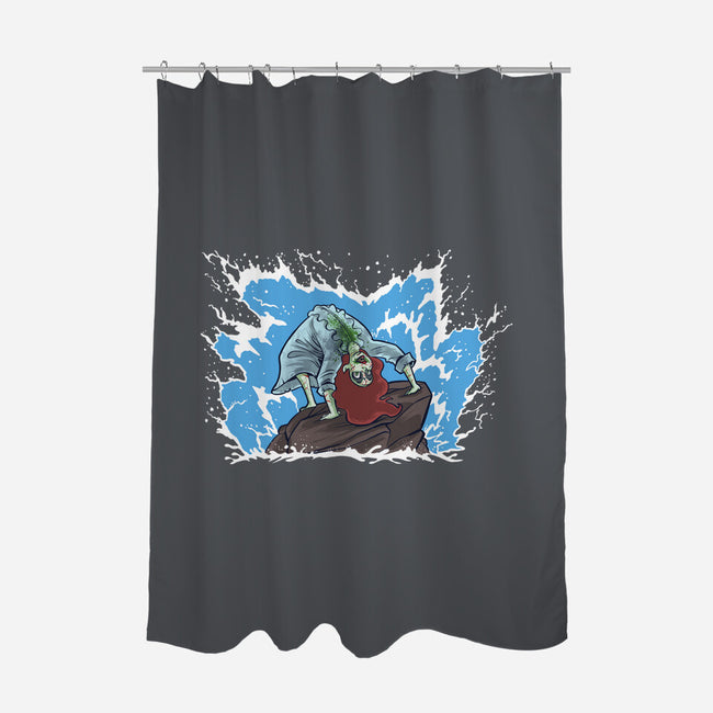 The Little Demon-None-Polyester-Shower Curtain-zascanauta