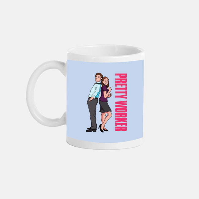 Pretty Worker-None-Mug-Drinkware-jasesa