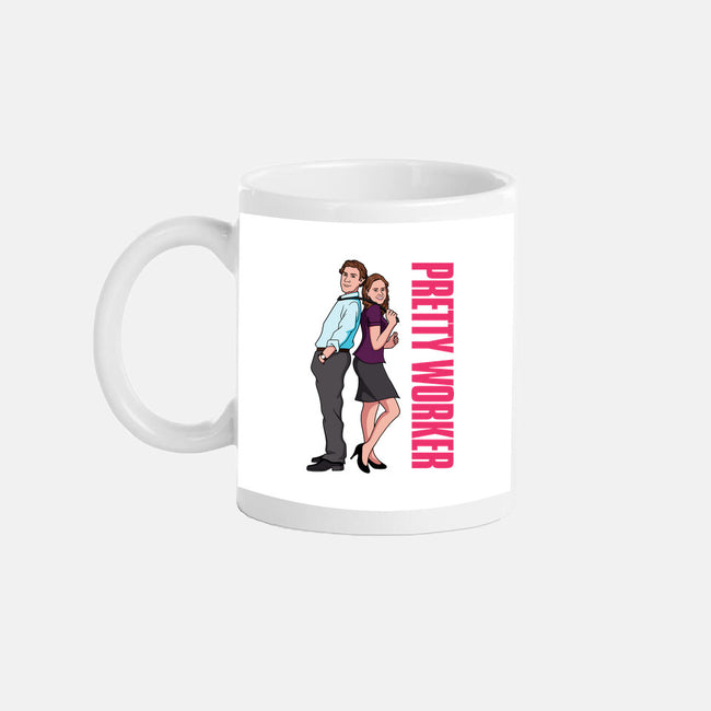 Pretty Worker-None-Mug-Drinkware-jasesa