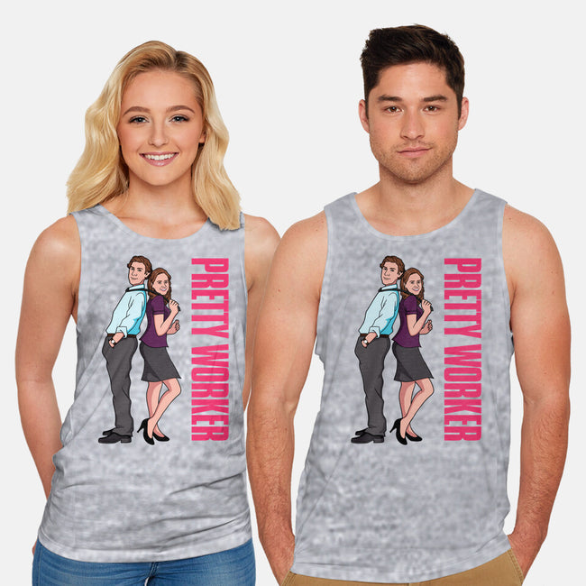 Pretty Worker-Unisex-Basic-Tank-jasesa