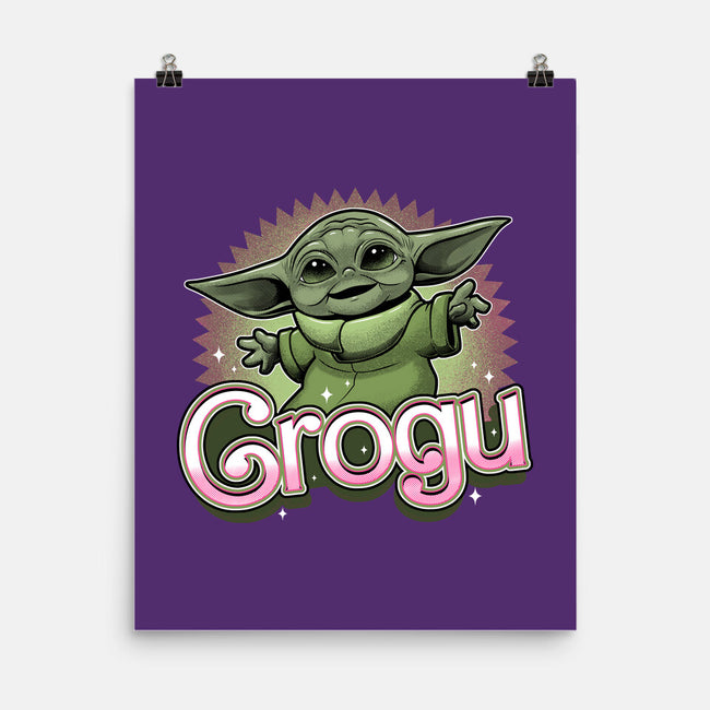 Grogu Doll-None-Matte-Poster-Astrobot Invention