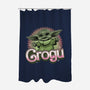 Grogu Doll-None-Polyester-Shower Curtain-Astrobot Invention