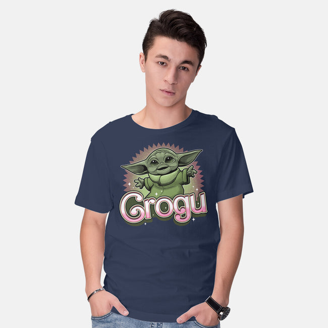 Grogu Doll-Mens-Basic-Tee-Astrobot Invention