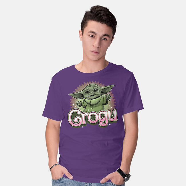 Grogu Doll-Mens-Basic-Tee-Astrobot Invention