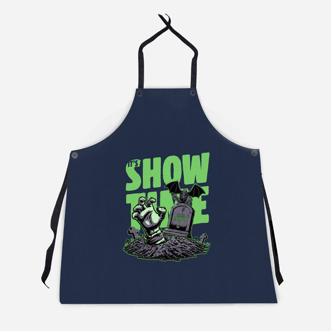 Beetle Graveyard Showtime-Unisex-Kitchen-Apron-Studio Mootant