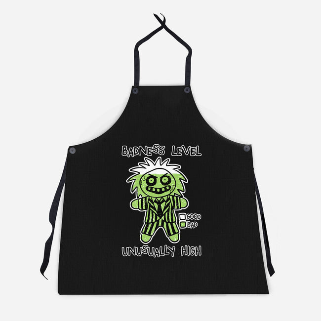 BJ Badness level-Unisex-Kitchen-Apron-paulagarcia