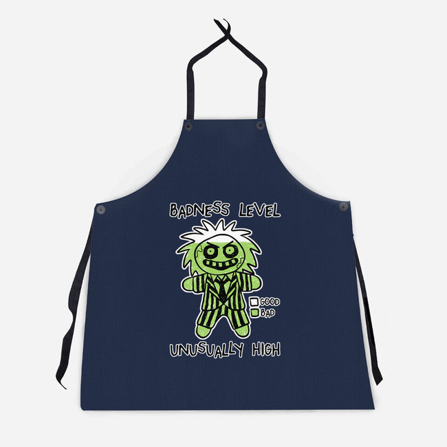 BJ Badness level-Unisex-Kitchen-Apron-paulagarcia