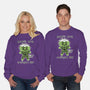 BJ Badness level-Unisex-Crew Neck-Sweatshirt-paulagarcia