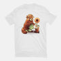 Red Panda Gardener-Youth-Basic-Tee-NemiMakeit