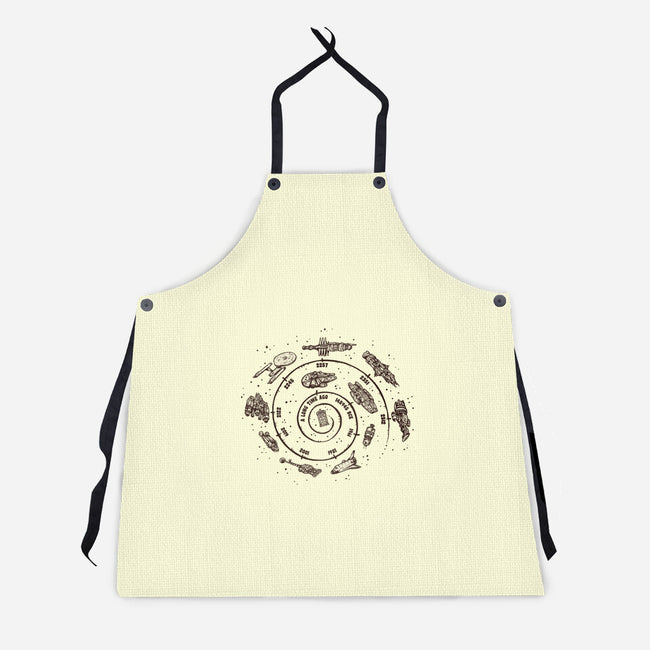 Timeline-Unisex-Kitchen-Apron-kg07